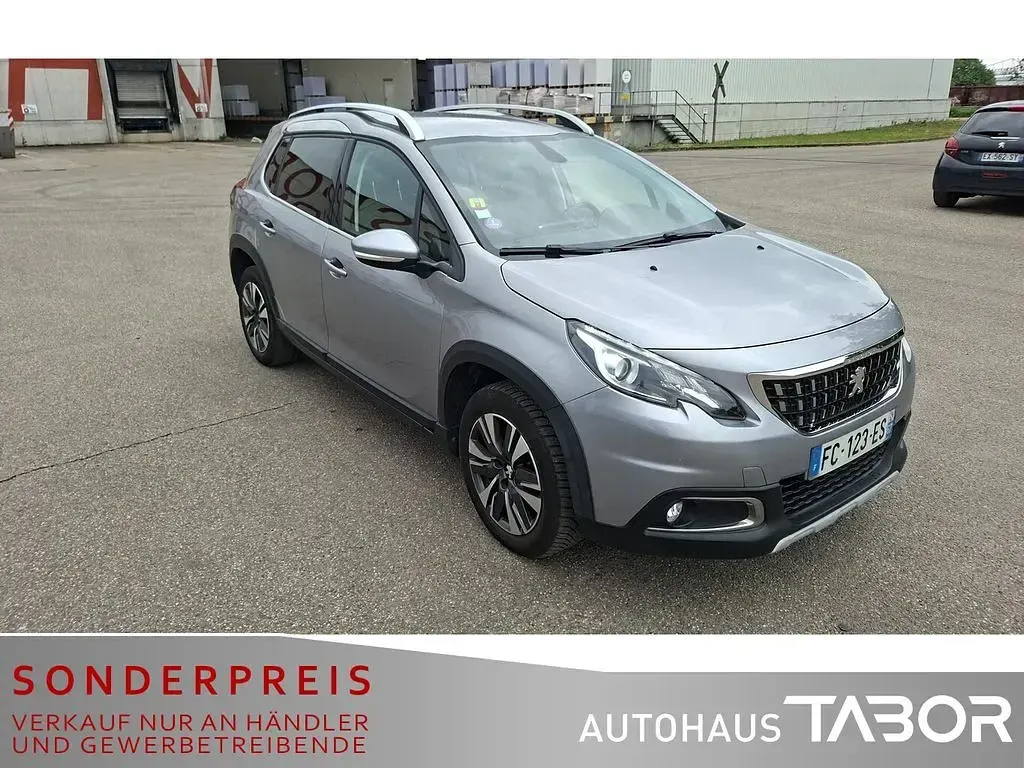 Gebraucht Peugeot 2008 Allure 110 PS (80 kW) 2018 Lack grau artense/metalliclac SUV