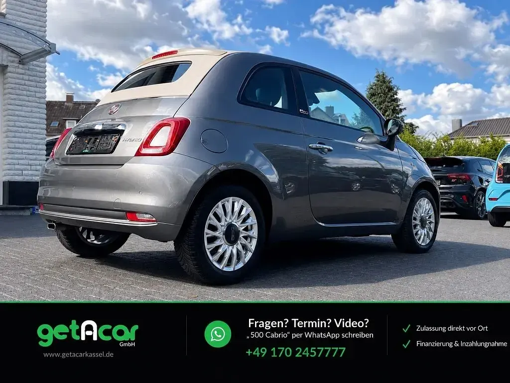 Gebraucht Fiat 500C Lounge 69 PS (50 kW) 2021 Grau Cabrio