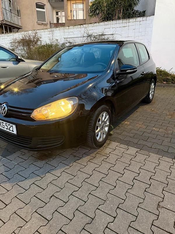 Usata VW Golf VI 80 CV (58 kW) 2009 Nero Utilitaria