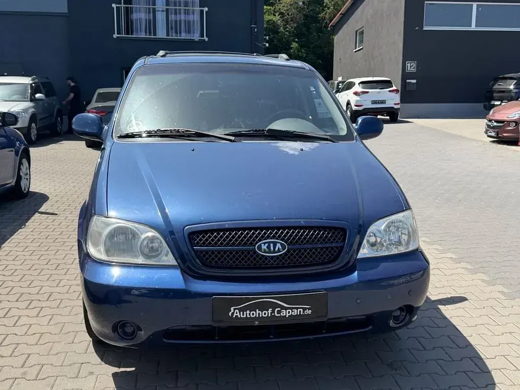 Gebraucht Kia Carnival 150 PS (110 kW) 2004 Blau Van / Kleinbus