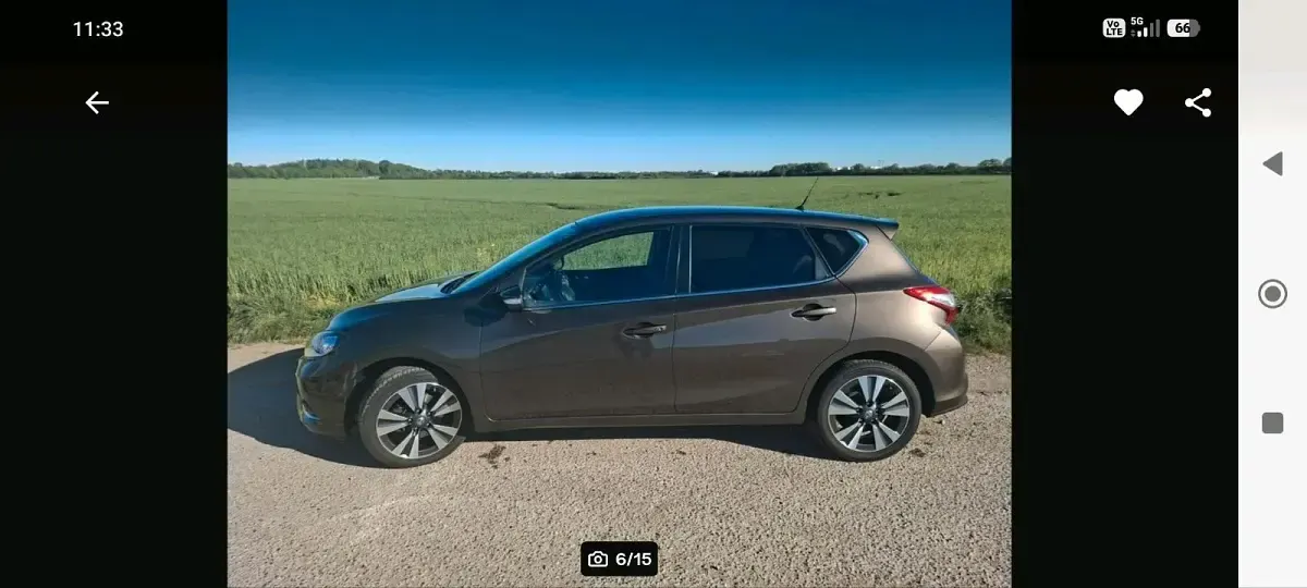 Gebraucht Nissan Pulsar 116 PS (85 kW) 2016 Braun Kleinwagen
