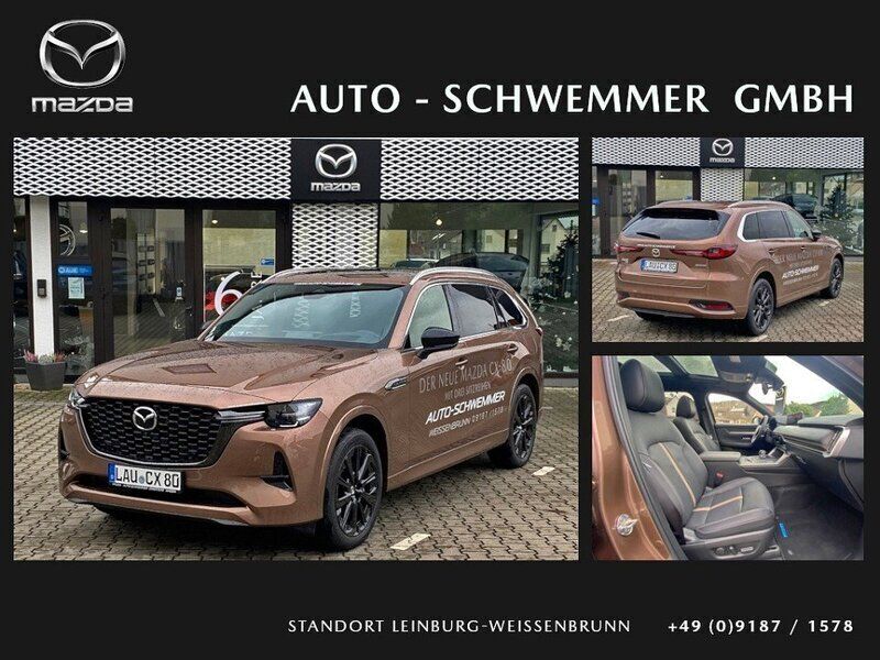 Braun Gebraucht 2024 Mazda CX-80 Homura-Line SUV | 57.990 € (Fairer Preis) - Bild 1/4
