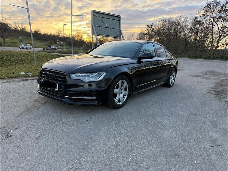 Schwarz Gebraucht 2014 Audi A6 S-Line Limousine | 10.300 € (Superpreis) - Bild 1/4