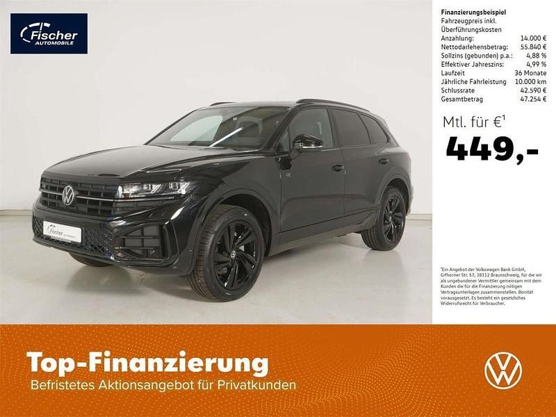 Grenadillschwarz metallic Gebraucht 2024 VW Touareg Style SUV | 69.840 € (Guter Preis) - Bild 1/4