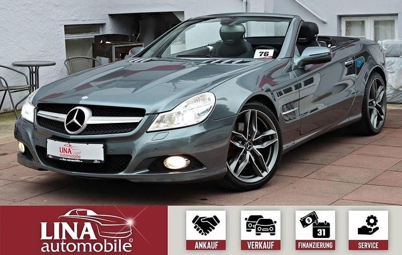 Grau Gebraucht 2009 Mercedes SL350 Cabrio | 24.980 € (Fairer Preis) - Bild 1/4