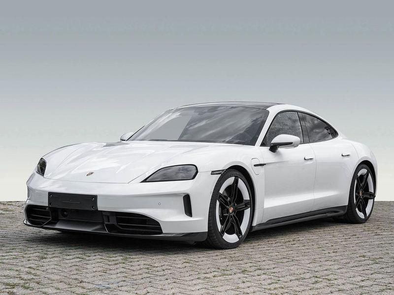 Weiss Neu 2025 Porsche Taycan GTS Limousine | 167.262 € (Superpreis) - Bild 1/4