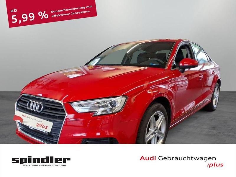 Rot Gebraucht 2018 Audi A3 Comfort Limousine | 16.480 € (Fairer Preis) - Bild 1/4