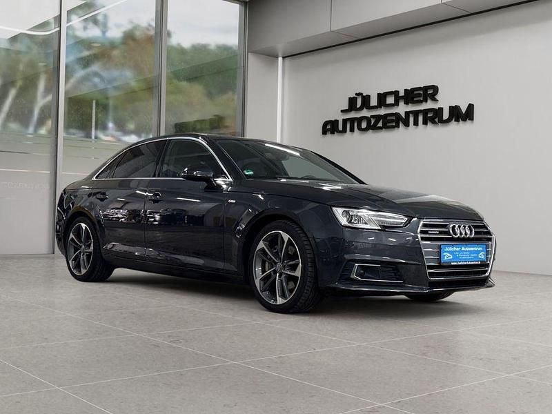 Grau Gebraucht 2018 Audi A4 S-Line Limousine | 23.990 € (Fairer Preis) - Bild 1/4