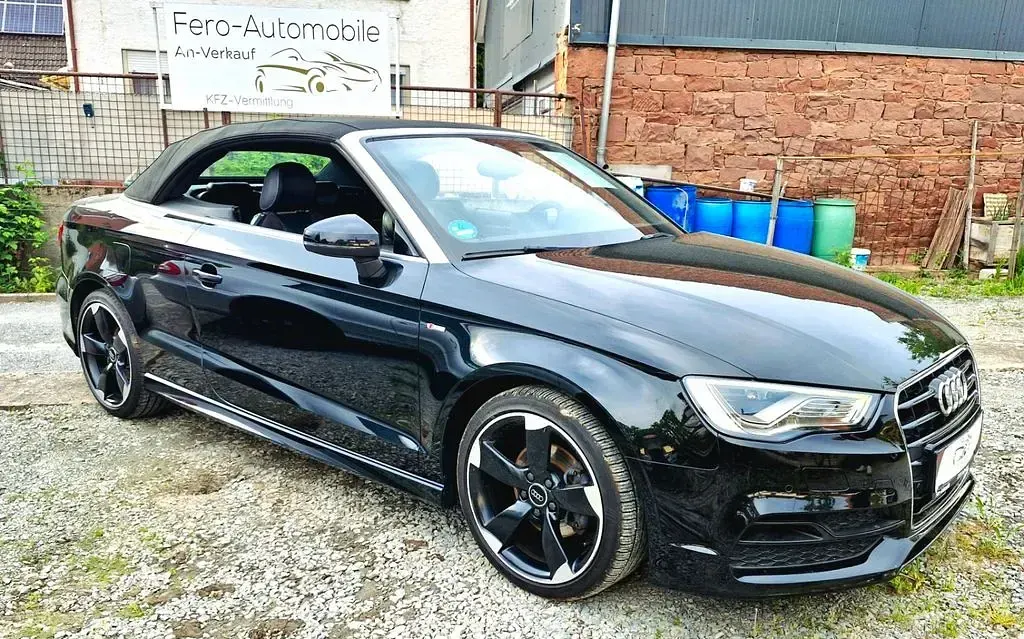 Gebraucht Audi A3 Cabriolet S-Line 150 PS (110 kW) 2015 Schwarz Cabrio