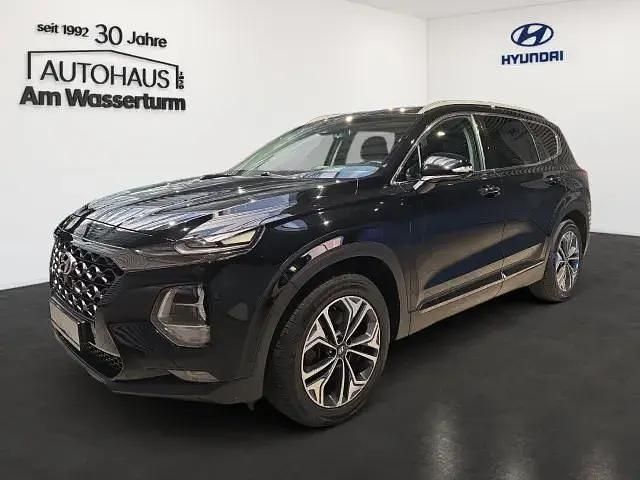Phantom black / mic Gebraucht 2019 Hyundai Santa Fe Premium SUV | 29.999 € (Teuer) - Bild 1/4