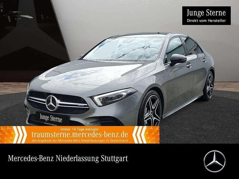 Grau Gebraucht 2022 Mercedes A35 AMG AMG Limousine | 36.990 € (Superpreis) - Bild 1/3