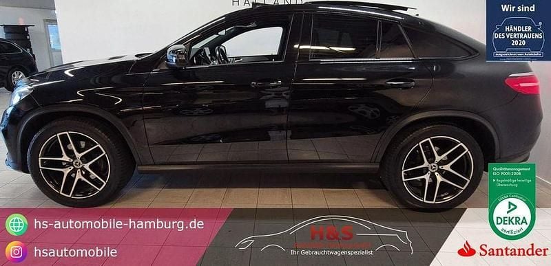 Obsidianschwarz lack Gebraucht 2017 Mercedes GLE350 AMG line Coupé | 39.950 € (Fairer Preis) - Bild 1/4