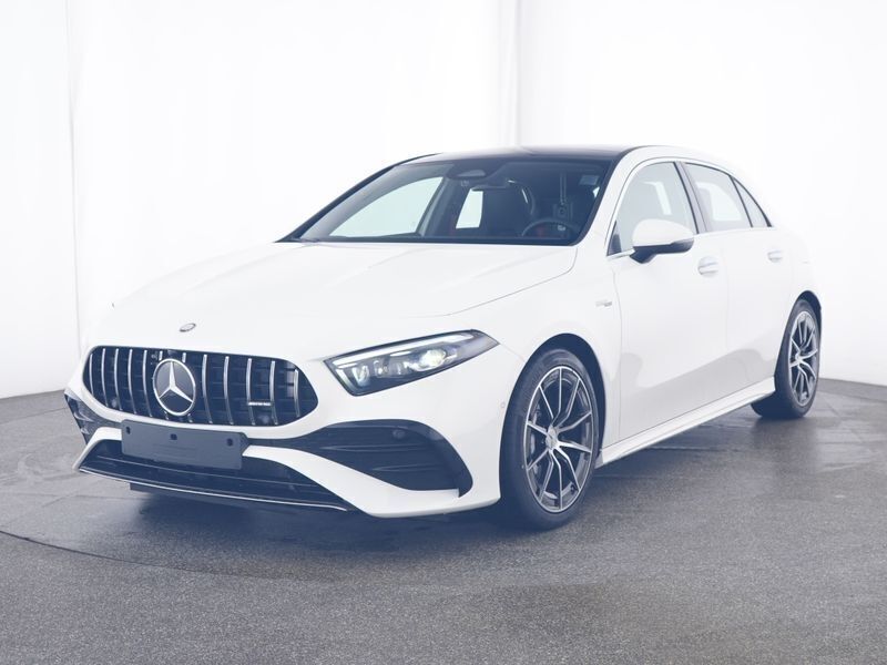 Weiß Gebraucht 2024 Mercedes A35 AMG AMG Limousine | 44.170 € (Guter Preis) - Bild 1/4