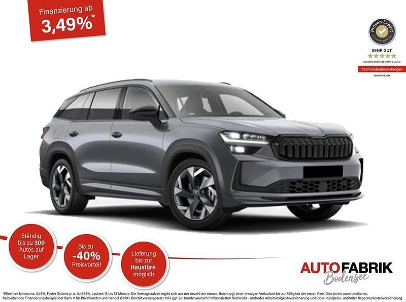 Graphitgrau metallic Neu 2025 Skoda Kodiaq SportLine SUV | 52.290 € (Fairer Preis) - Bild 1/2