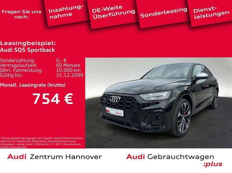 0e mythosschwarz metallic Gebraucht 2022 Audi SQ5 SUV | 49.450 € (Guter Preis) - Bild 1/4