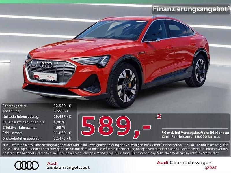 Catalunyarot metallic Gebraucht 2021 Audi e-tron Sportback S-Line SUV | 32.980 € (Guter Preis) - Bild 1/2