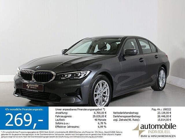 Gebraucht BMW 320 Advantage 190 PS (139 kW) 2020 Mineralgrau met. Limousine