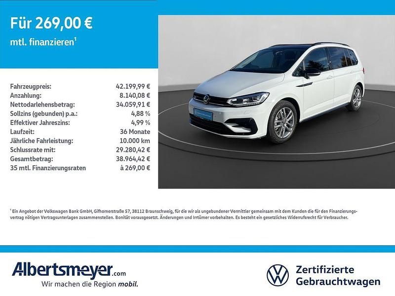 Weiß Gebraucht 2025 VW Touran Highline Van / Kleinbus | 42.200 € - Bild 1/4
