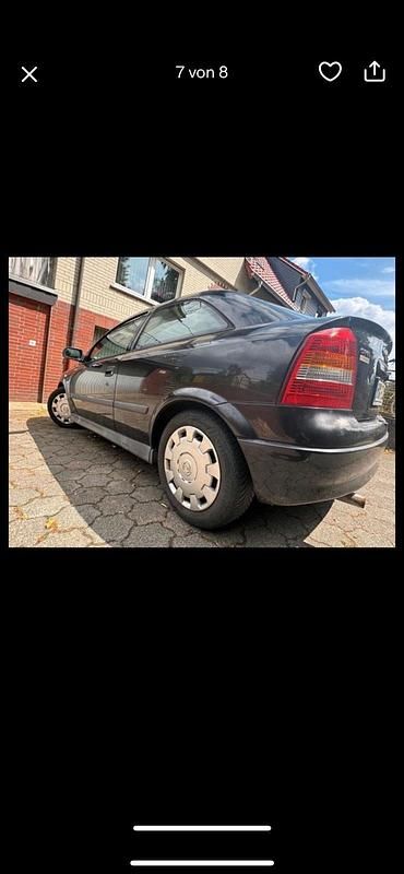 Gebraucht Opel Astra 77 PS (56 kW) 2002 Schwarz Kleinwagen