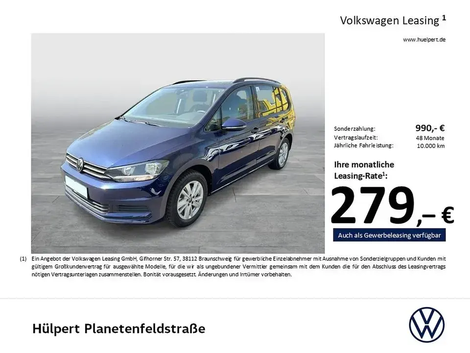 Gebraucht VW Touran Comfortline 150 PS (110 kW) 2025 Blau Van / Kleinbus