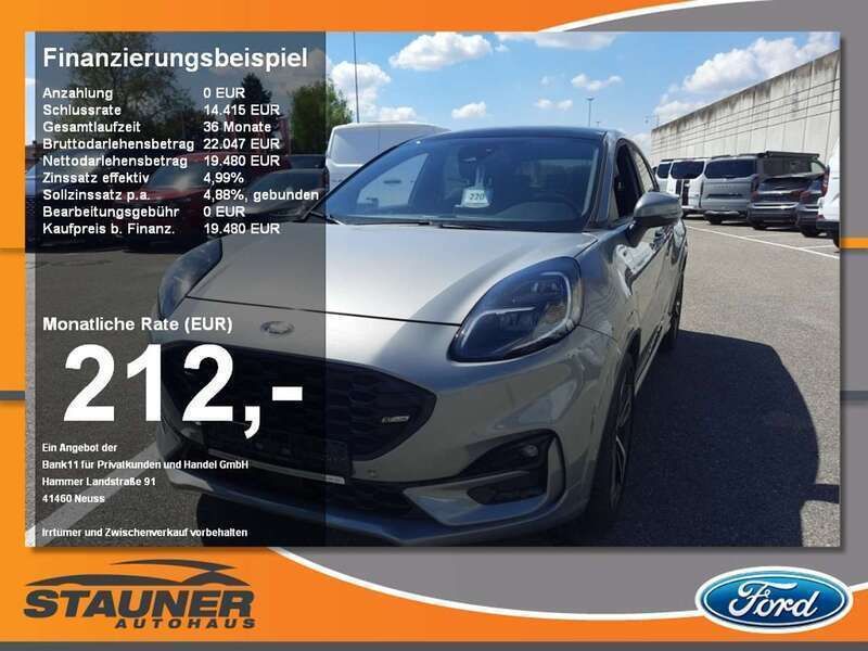 Silber Gebraucht 2021 Ford Puma ST-Line X Kleinwagen | 19.480 € (Fairer Preis) - Bild 1/4