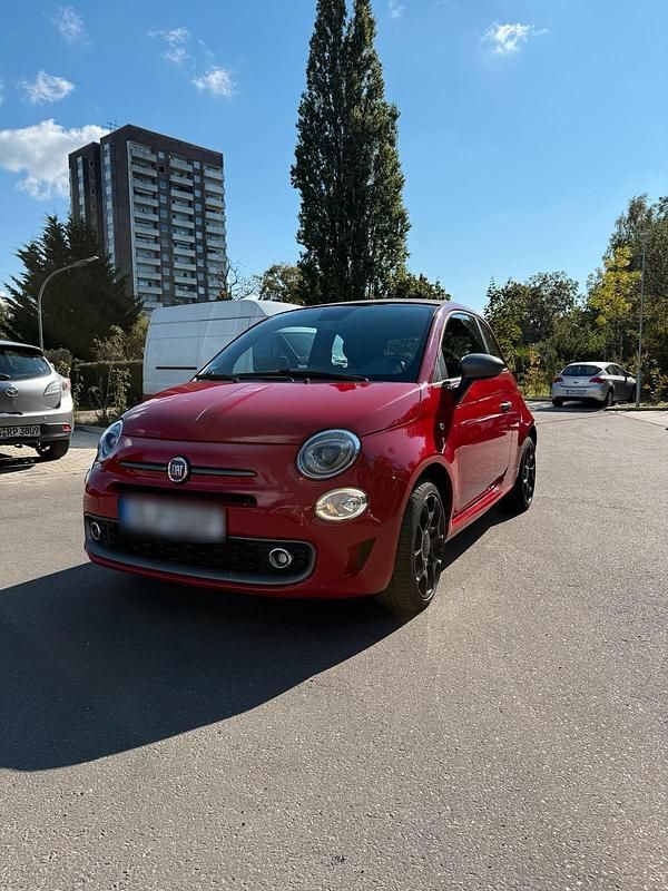 Rot Gebraucht 2019 Fiat 500C Cabrio | 9.500 € - Bild 1/4