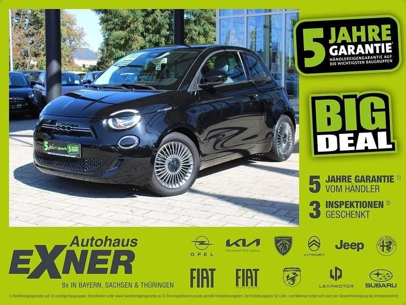 Onyx schwarz Gebraucht 2022 Fiat 500e Icon Kleinwagen | 15.900 € (Superpreis) - Bild 1/4