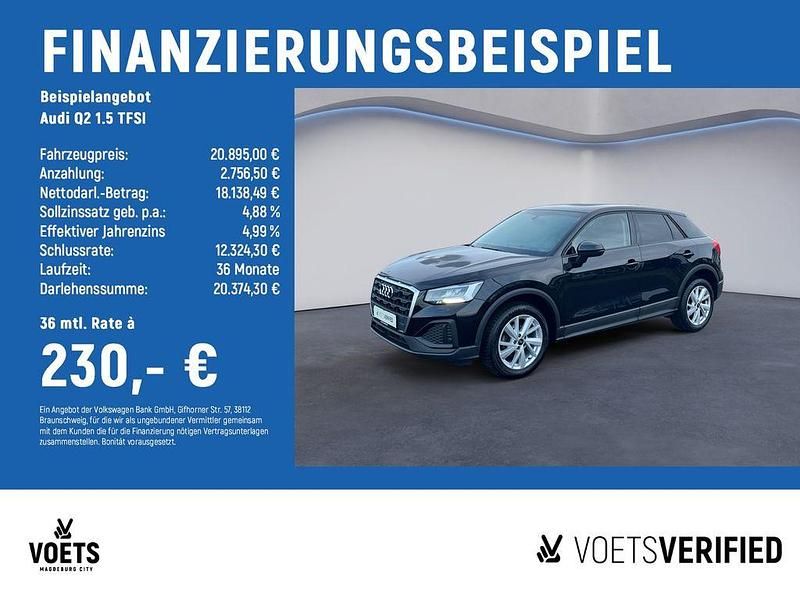 Gebraucht Audi Q2 Basis 150 PS (110 kW) 2022 Schwarz SUV