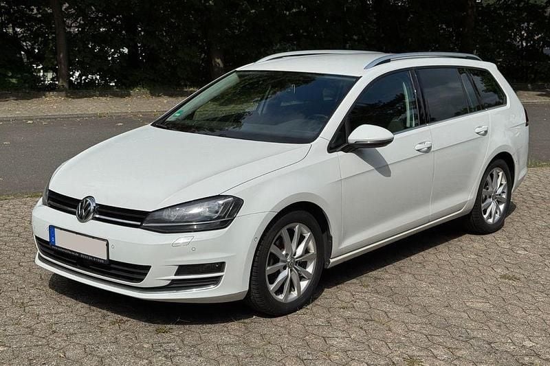 Weiß Gebraucht 2014 VW Golf VII Highline Kombi | 8.500 € (Guter Preis) - Bild 1/4