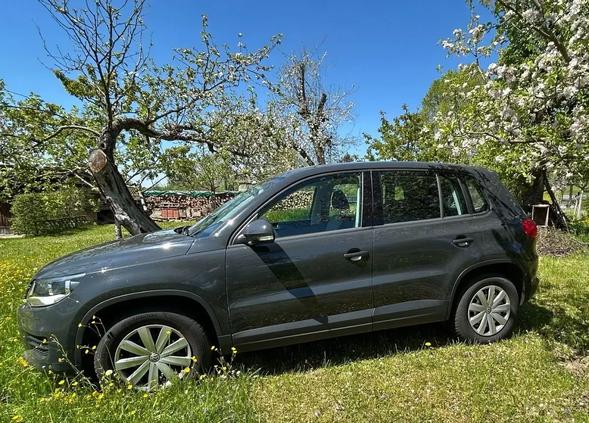 Gebraucht VW Tiguan Trendline 125 PS (91 kW) 2016 Grau SUV