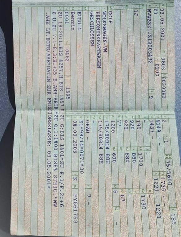 Gebraucht VW Golf IV Basis 102 PS (75 kW) 2001 Silber Limousine