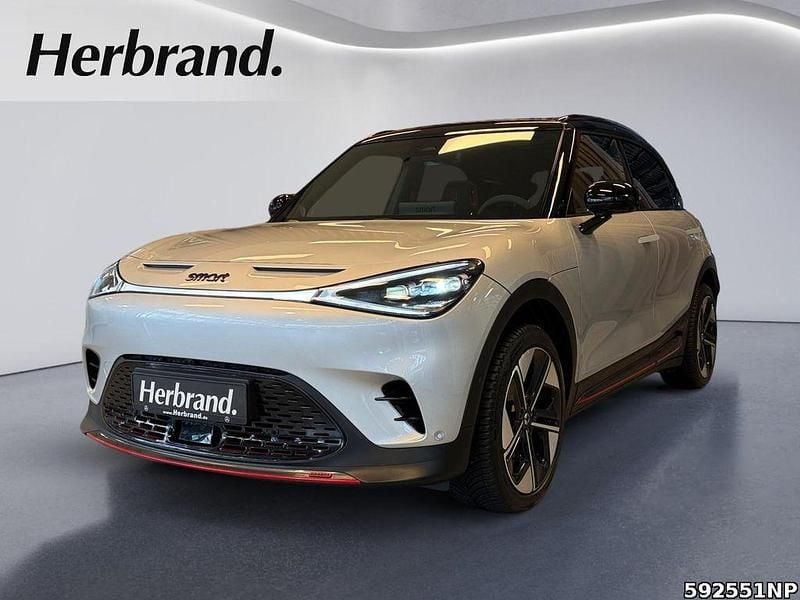 Cyber silver metallic Gebraucht 2024 Smart #1 Brabus SUV | 33.890 € (Fairer Preis) - Bild 1/4