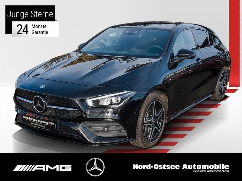 Unilack nachtschwarz Gebraucht 2022 Mercedes CLA250e Shooting Brake AMG Kombi | 29.490 € (Fairer Preis) - Bild 1/4