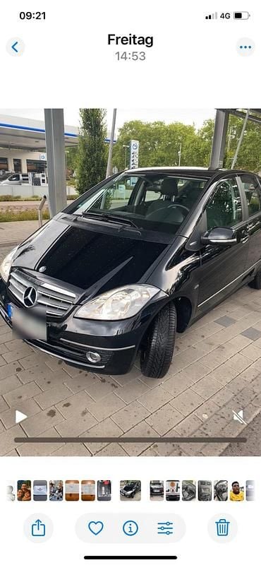 Schwarz Gebraucht 2008 Mercedes A180 Limousine | 3.990 € - Bild 1/3