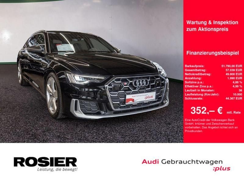 Schwarz / brillantschwarz Gebraucht 2024 Audi S6 Kombi | 51.790 € - Bild 1/4