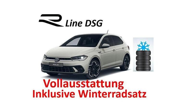 Grau Neu 2025 VW Polo R-line Limousine | 38.650 € - Bild 1/4