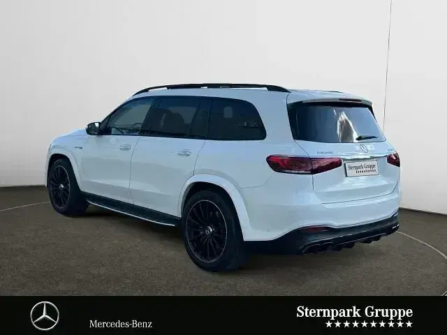 Gebraucht Mercedes GLS63 AMG AMG 612 PS (450 kW) 2021 Designo diamantweiß bright SUV