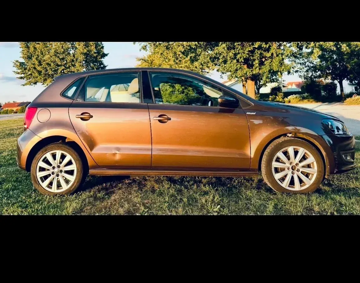 Gebraucht VW Polo Highline 90 PS (66 kW) 2013 Braun Kleinwagen
