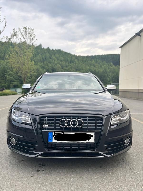 Schwarz Gebraucht 2008 Audi A4 S-Line Kombi | 9.099 € - Bild 1/4