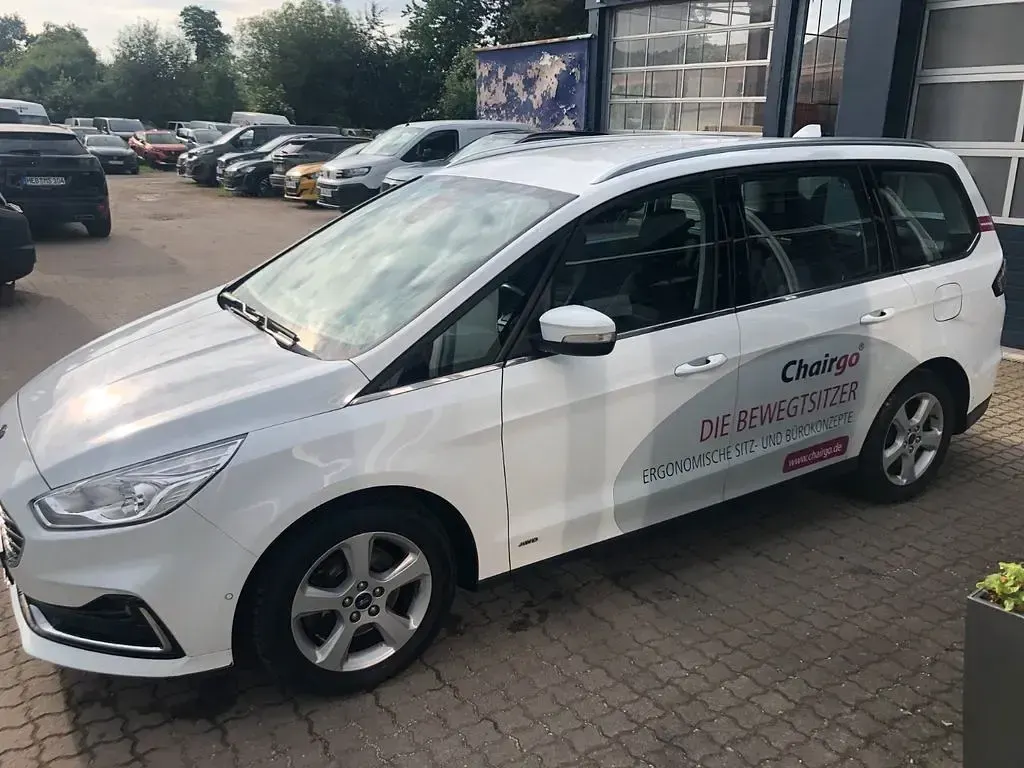 Gebraucht Ford Galaxy Titanium 190 PS (139 kW) 2020 Weiß Van / Kleinbus