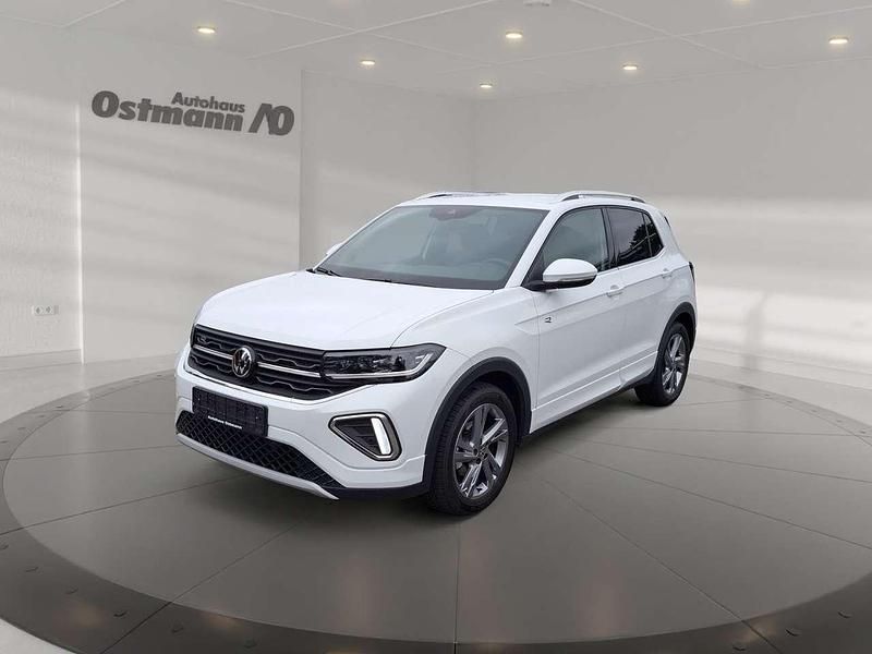 Weiß (pure white) Gebraucht 2024 VW T-Cross R-line SUV | 27.470 € (Fairer Preis) - Bild 1/4