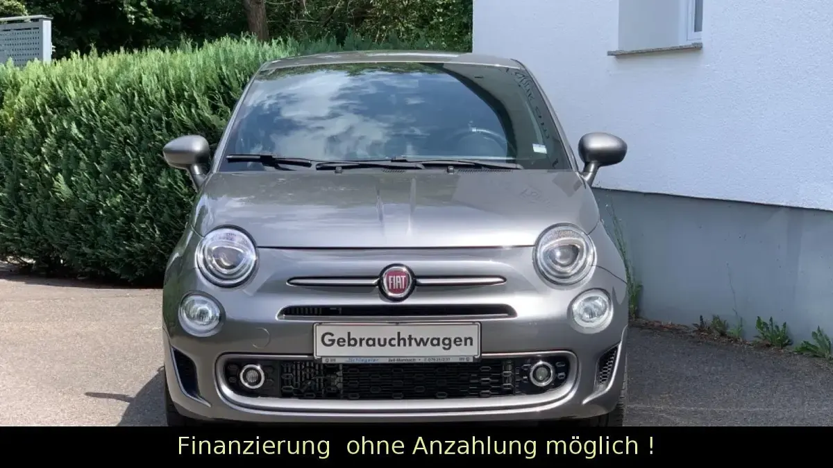 Gebraucht Fiat 500S S 86 PS (63 kW) 2017 Grau Kleinwagen