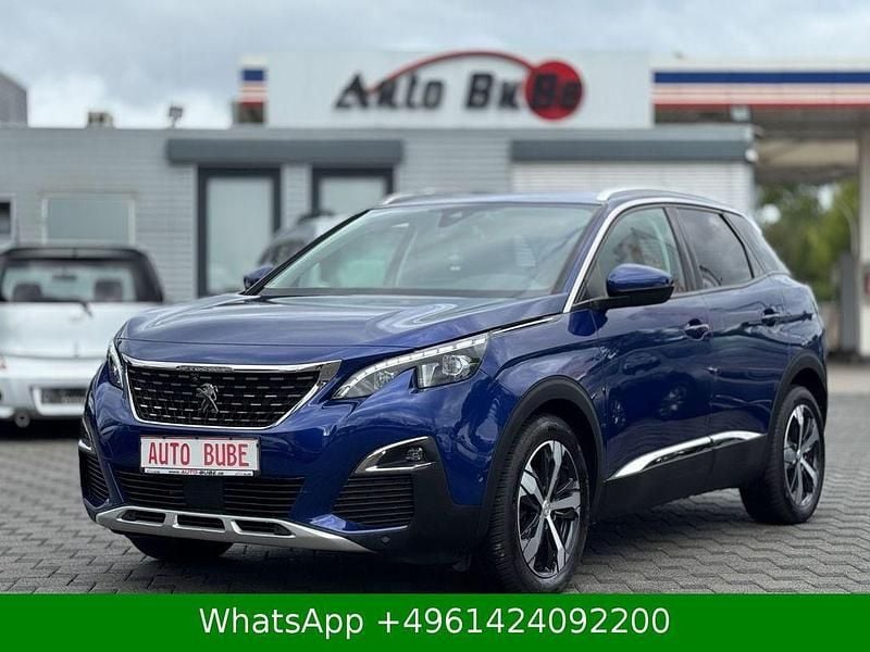 Blau Gebraucht 2018 Peugeot 3008 Allure SUV | 15.950 € - Bild 1/4