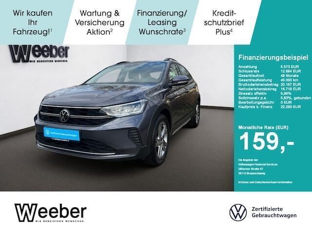 Rauchgrau (metallic) Gebraucht 2024 VW Taigo Life SUV | 22.290 € (Guter Preis) - Bild 1/4