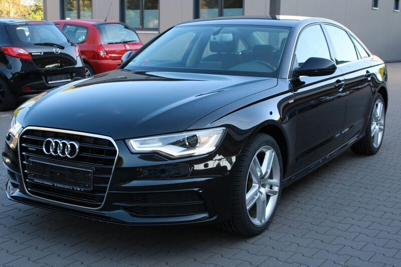 Schwarz Gebraucht 2013 Audi A6 S-Line Limousine | 13.390 € (Fairer Preis) - Bild 1/4