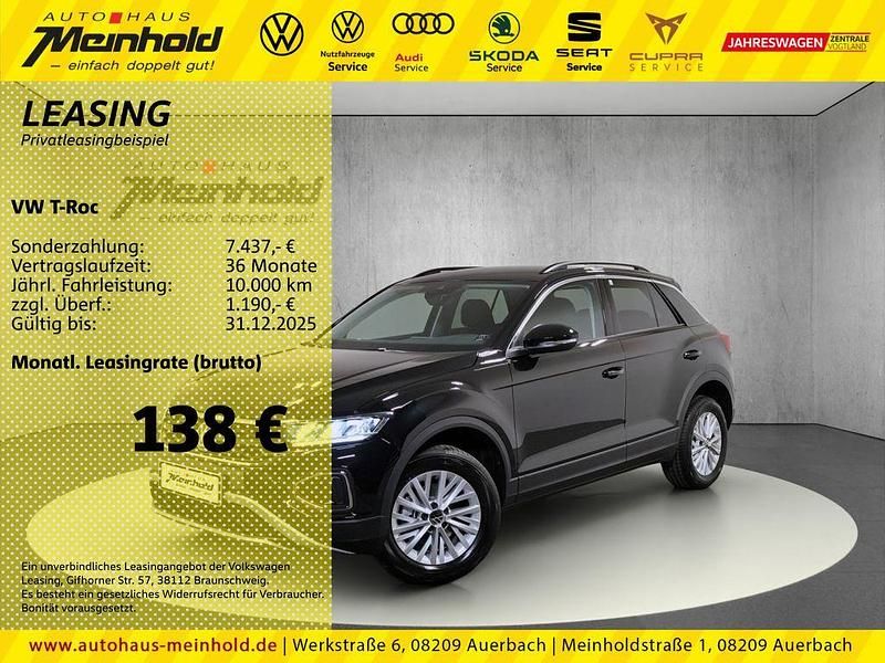 Schwarz Neu 2025 VW T-Roc Life SUV | 33.169 € (Fairer Preis) - Bild 1/4