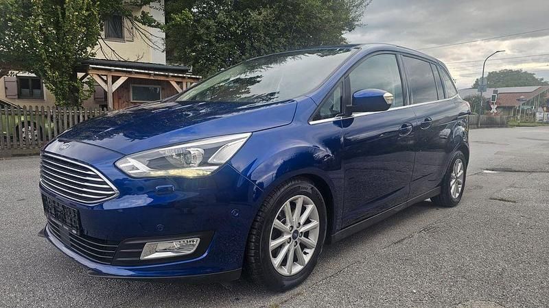 Gebraucht Ford Grand C-Max Titanium 125 PS (91 kW) 2016 Blau Van / Kleinbus