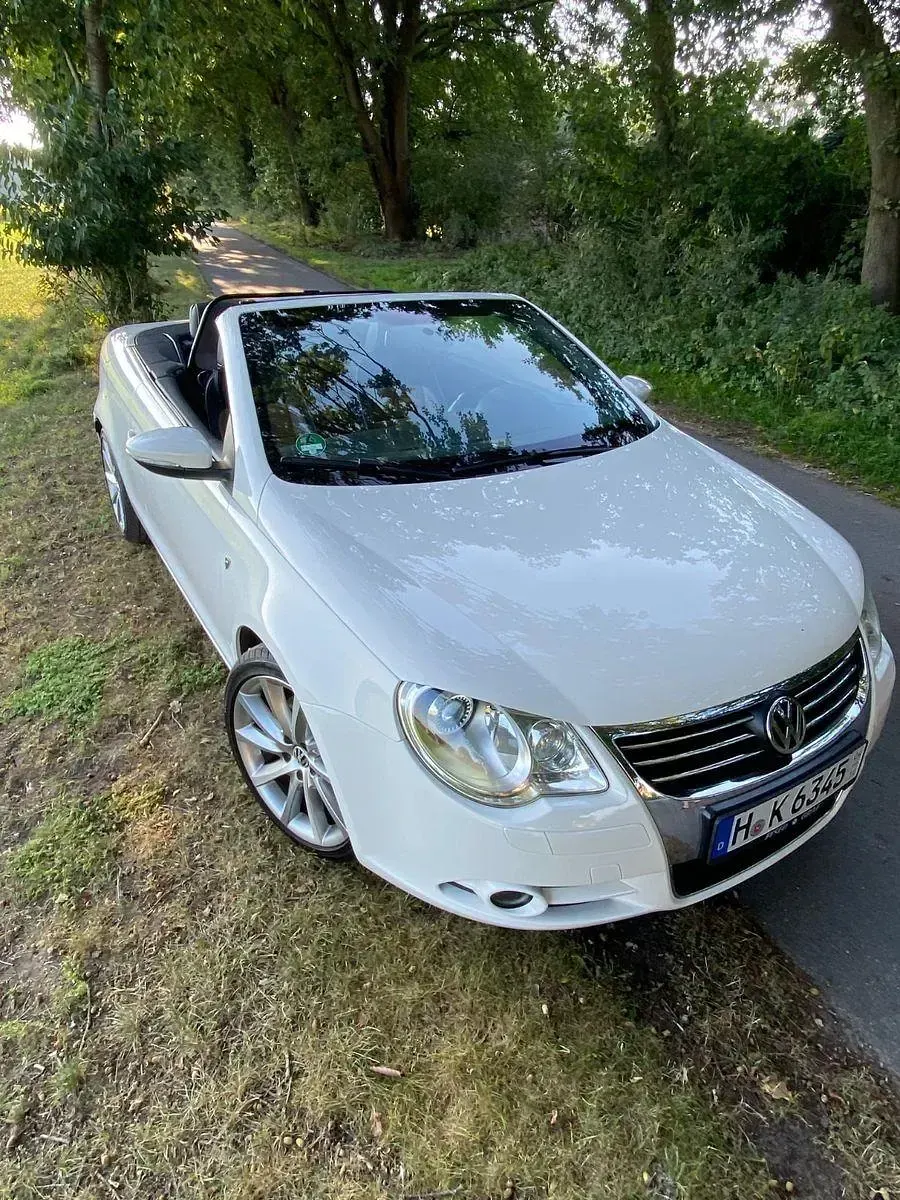 Usata VW Eos Edition 160 CV (117 kW) 2010 Bianco Cabrio