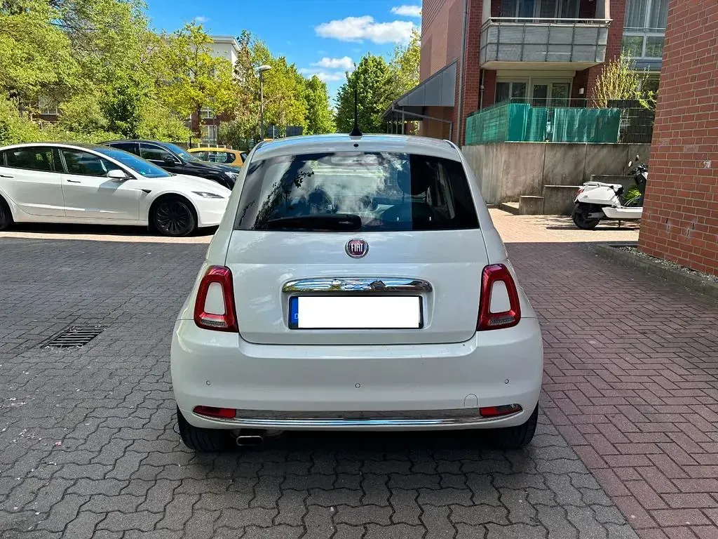 Gebraucht Fiat 500 Mirror 69 PS (50 kW) 2019 Weiß Kleinwagen