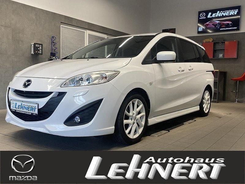 Arachneweiß metallic Gebraucht 2011 Mazda 5 Sports-Line Van / Kleinbus | 6.900 € (Guter Preis) - Bild 1/4